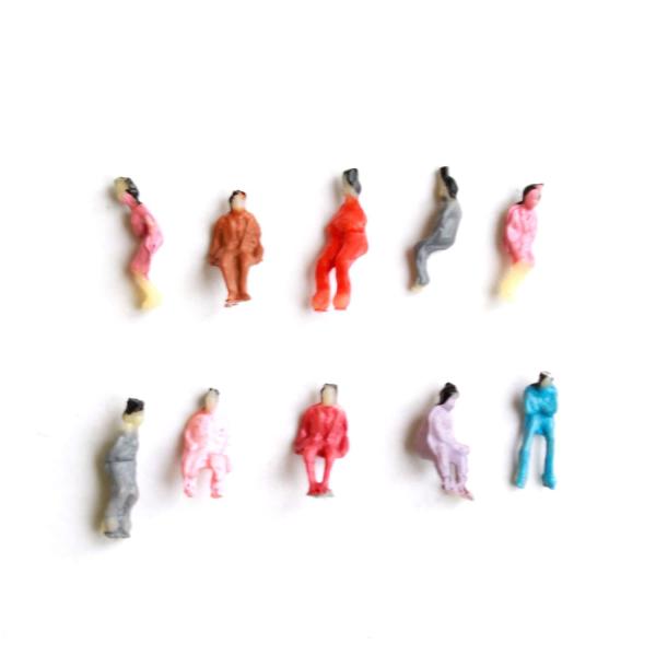 アーテック(artec) ジオラマ模型 座ってる人 1/150 10個組 品番:55630