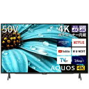 SHARP 㡼 㡼 50V վ ƥ AQUOS 4T-C50EJ1 4K 塼ʡ¢ Google TV (2022ǯǥ)