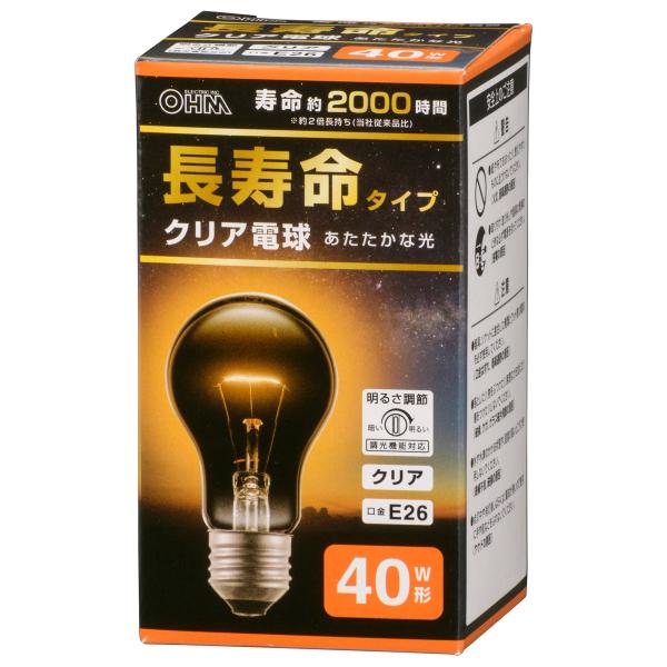 &nbsp;メーカー&nbsp;OHM オーム電機&nbsp;商品カテゴリ&nbsp;電球・蛍光管＞白熱電球&nbsp;発送目安&nbsp;2日〜3日以内に発送予定（土日祝除）&nbsp;お支払方法&nbsp;銀行振込・クレジットカード&nbsp;送料&nbsp;送料 小型(60)&nbsp;特記事項&nbsp;&nbsp;その他&nbsp;[照明]