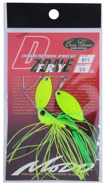 エバーグリーン Dゾーンフライ 1/4 OZ DW #11 スーパーチャート