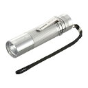 OHM オーム電機 LEDトーチライト(調光2モード/400 lm/単4形×3本使用/連続使用1~4時間/保護等級 IPX6/アルミボディ) LHA-DA432-S2