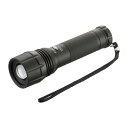 OHM オーム電機 LEDズームライト(スライドフォーカス/700 lm/単4形×3本使用/連続使用1.5〜7時間/保護等級IP66/ブラック) LHA-KS4...