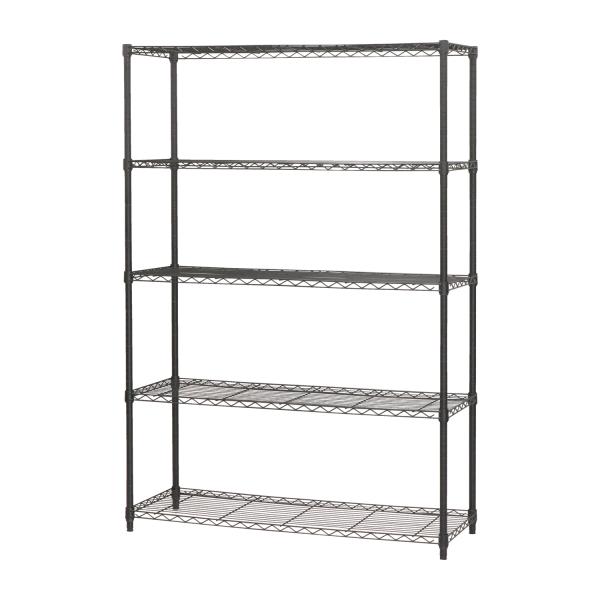 エイ・アイ・エス AIS ネーロ スチールラック5段1218 NERO-1218 BK