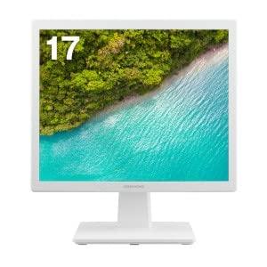 グリーンハウス(GREEN HOUSE) GH-LCS17D-WH 17.0型 スクエア フルカラーLED液晶ディスプレイ 1280×1024 スピーカー搭載 D-sub HDMI ホワイト系