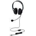 ELECOM エレコム 有線ヘッドセット/両耳オーバーヘッド/大型/4極/1.8m/ブラック(HS-HP02STBK)(2)