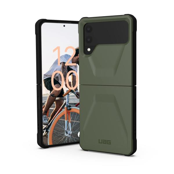 URBAN ARMOR GEAR UAGА Galaxy Z Flip 4 CIVILIAN Case(I[u)(UAG-GLXZFLP4-C-OL)