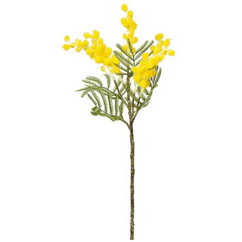 ASCA アスカ アスカ 造花 ミモザ ピック イエロー 全長約37cm 房約9cm A-34301-010