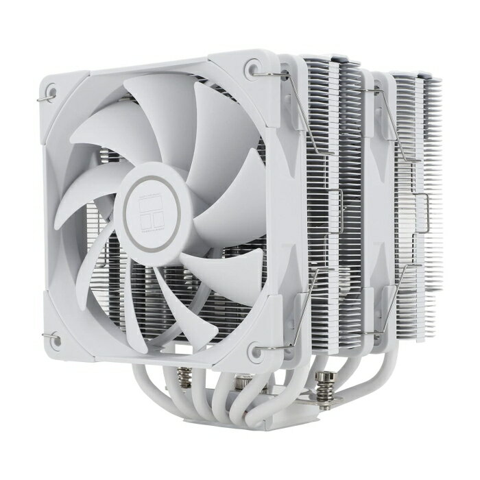 Thermalright サイドフロー式CPUクーラー Peerless Assassin 120 White デュアルタワー型ヒートシンク 6mm径ヒートパイプ6本搭載 Intel LGA115x/1200/2011/-3/2066/1700およびAMD Socket AM4対応 120mmファン「TL-C12B」 日本正規代理店品