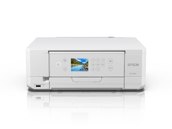 EPSON エプソン EP-815A Colorio インクジェットプリンター インク6色 染料 5760×1440 dpi 最大用紙サイズA4 接続(USB)〇 接続(無線LAN)〇 スキャナ機能有り コピー機能有り ホワイト