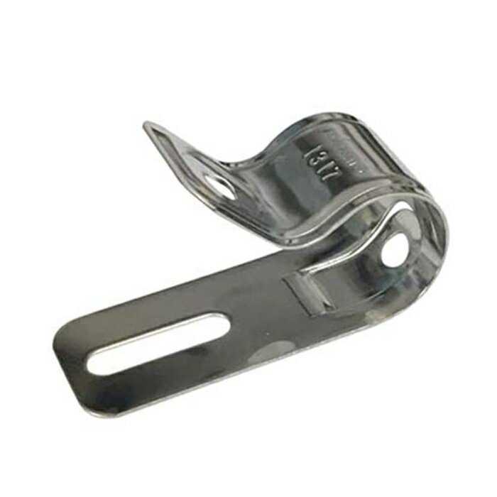 OHM オーム電機 ステンレス片サドル 1317 8個入 (09-1583)