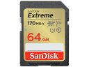 SANDISK SanDisk 64GB Extreme SDXC UHS-I Memory Card - C10. U3. V30. 4K. UHD. SD ...