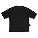 おたふく手袋 5分袖クールTシャツ 黒 L FB-700 1枚