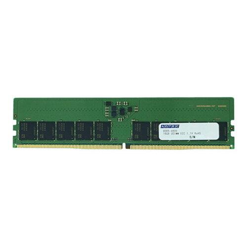 ADTEC アドテック ADS4800D-E16GSB DDR5-4800 UDIMM ECC 16GB 1Rx8(ADS4800D-E16GSB)