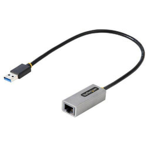 スターテック(STARTECH.COM) StarTech.com USB有線LANアダプター/USB Type-A - RJ45/USB 3.0/3.2 Gen 1/ギガビットイーサネット/ドライバーインストール不要/30cmケーブル/ノートパソコン用 USB-A ネットワーク 変換 コネクター USB31000S2