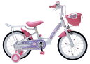 池商 My Pallas(マイパラス) 子供用自転車16インチ・女の子用 補助輪&サポートキャリア付きで安心・安全! MD-12 ラベンダー【沖縄・離島への配送不可】