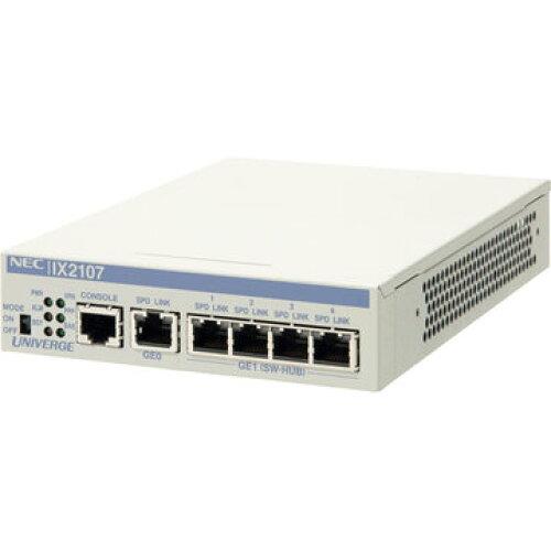 NEC 日本電気 UNIVERGE IX2107(BI000118) 5年無償保証 VPN対応高速アクセスルータ 有線ルーター VPN 4ポート 10BASE-T(10Mbps)/100BASE-TX(100Mbps)/1000BASE-T(1000Mbps)