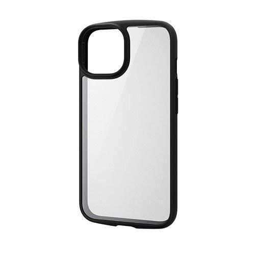 ELECOM GR iPhone 14/iPhone 13pnCubhP[X TOUGH SLIM LITE t[J[ wʃNA wʃKX ubN / PM-A22ATSLFCGBK