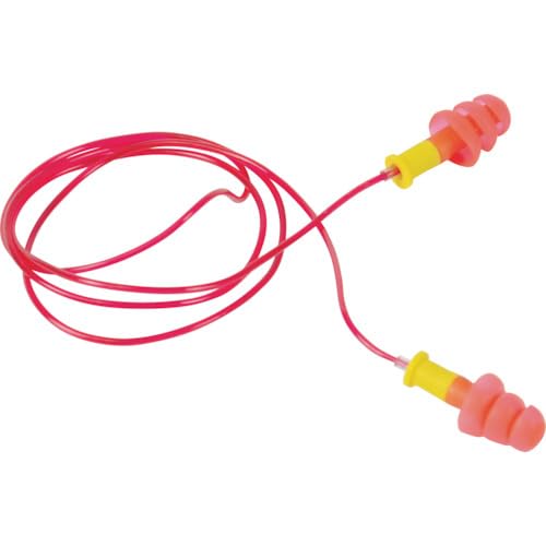 TRUSCO トラスコ中山 TRUSCO まとめ買い 耳栓 コード付 3段フランジタイプ 25dB 50組 (TEF25H50P 8539)