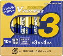 OHM オーム電機 アルカリ乾電池 Vシリーズ PREMIUM (単3形×4本パック) LR6PN4P(2)