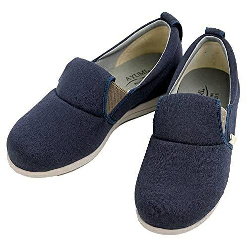 徳武産業 ゆったり簡単スリップオン 5E (7053) ネイビー M