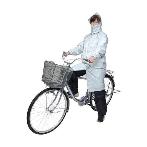 トキワ 雨先案内人 サイクルレインコート (3193) シルバーホワイト L トキワ 雨先案内人 サイクルレインコート (3193) シルバーホワイト L