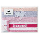 le coq sportif ルコック ビッグロゴ スポーツタオル LQ2302 ST1P PK ピンク(4)