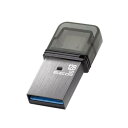 ELECOM エレコム USBメモリ/USB3.2(Gen1)/Type-C/キャップ式/128GB/シルバー(MF-CAU32128GSV)(2)