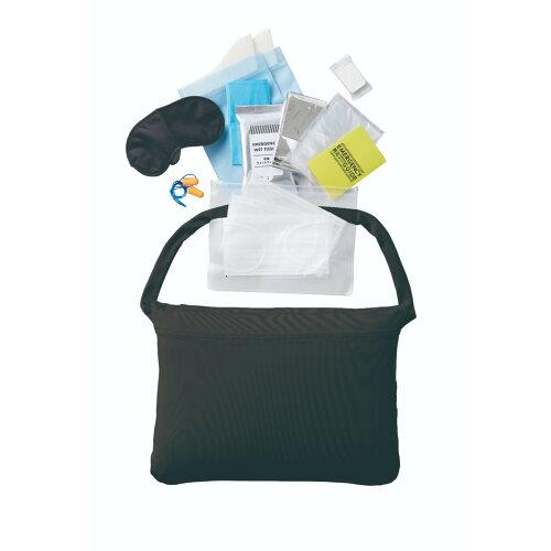 トレードワークス SUGUBO 防災クッション(防災グッズ10点入り) 1人用 ブラック SG-0001-009