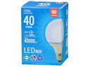 OHM オーム電機 LED電球 G E26 4W 電球色 (06-5524)