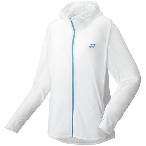 YONEX ヨネックス ウィメンズニットウォームアップパーカー (57076) [色 : ホワイト] [サイズ : M]