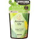 サラヤ アロマライフ ファブリックミスト リラックスシトラス詰替270ML × 30点【入数:30】