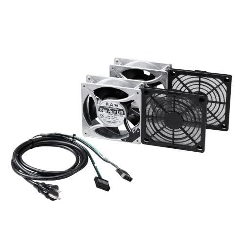 SANWASUPPLY サンワサプライ 放熱ファン高速タイプ t=38mm 2個セット【CP-FANS38-2A】