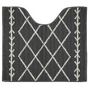 ヨコズナクリエーション(Yokozuna) 【T】ベニワレン トイレ足元マット グレー 約58×65cm【】(3)