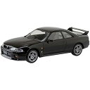 青島文化教材社(AOSHIMA) 06455 SK-15-B 日産R33 スカイラインGT-R(ブラック)
