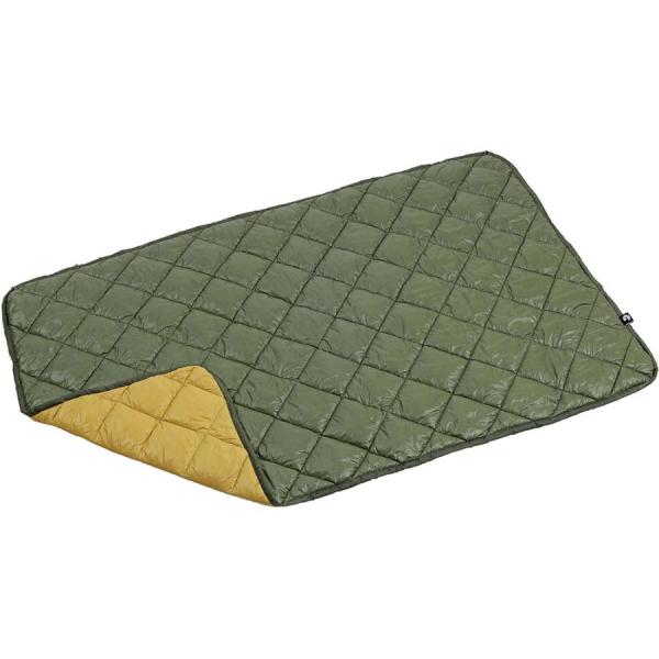 PANASONIC パナソニック ファイバーダウンブランケット (ZP1555) [色 : モスグリーン/キャメル]