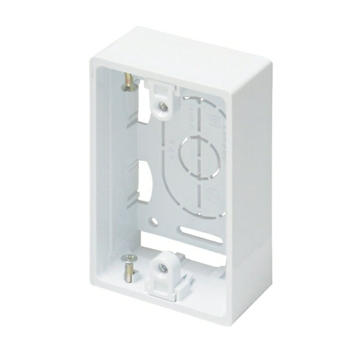 マサル工業 露出ボックス1個用深型 ホワイト SFBFEH12