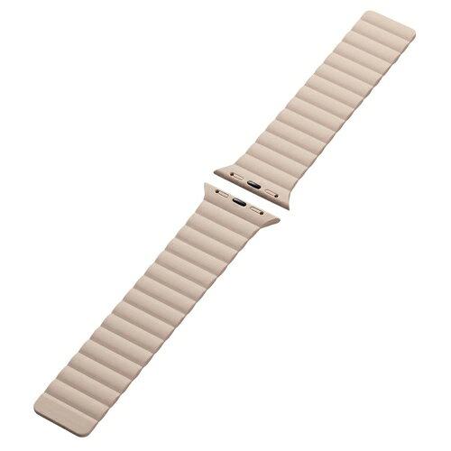 ELECOM エレコム Apple Watch 41/40/38mm/バンド/マグネット/シリコン/ベージュ(AW-41BDMAGBE) ELECOM エレコム Apple Watch 41/40/38mm/バンド/マグネット/シリコン/ベージュ(AW-41BDMAGBE)