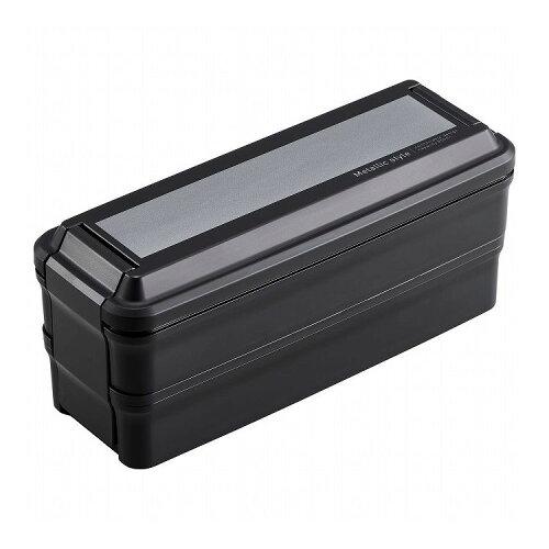 OSK ≪新商品≫【メタリックスタイル】弁当箱 2段 ランチボックス ＜日本製＞ (139598)【入数:5】