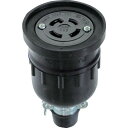 TRUSCO トラスコ中山 TRUSCO 引掛防水コネクタボデー接地3P (TMH2638 3100)(3)