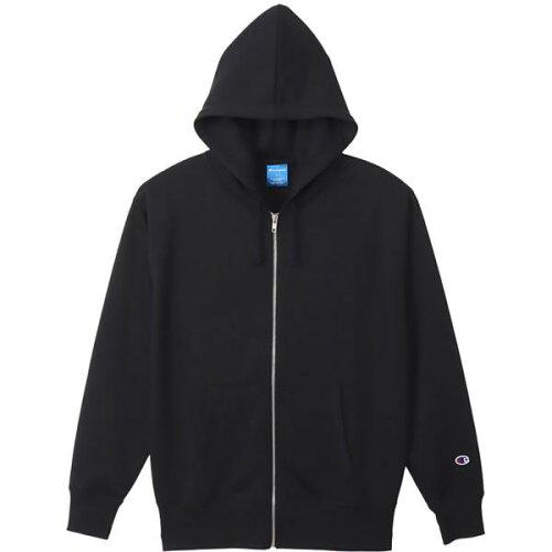 Supportergoods - ヘインズジャパン チャンピオン ZIP HOODED SWEATSHIRT C3XS160 色:ブラック(090) サイズ:M