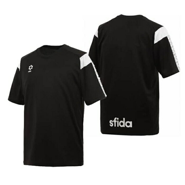 SFIDA(スフィーダ) BP_プラクティスシャツS/S_'23 (SA23816) [色 : BLACK] [サイズ : 3XL]