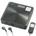 OHM オーム電機 語学学習ポータブルCDプレーヤー(Bluetooth搭載/再生スピード11段階/MP3再生/コントローラー付属/ステレオイヤホン付属/乾電池...