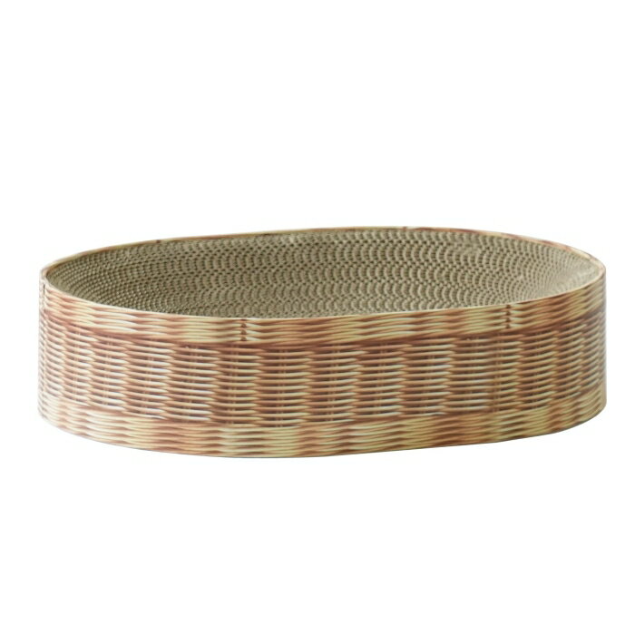 ビックスリー 猫用 段ボール爪とぎ / ナチュラルシリーズ つめとぎバスケット