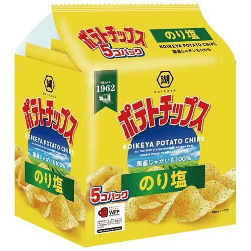 &nbsp;メーカー&nbsp;湖池屋&nbsp;商品カテゴリ&nbsp;菓子・スナック＞スナック菓子&nbsp;発送目安&nbsp;1週間以内に発送予定&nbsp;お支払方法&nbsp;銀行振込・クレジットカード&nbsp;送料&nbsp;送料無料&nbsp;特記事項&nbsp;&nbsp;その他&nbsp;サイズ:・ピース正面縦:200.0、正面横:210.0、奥行:160.0、重量:174、・ケース正面縦:357、正面横:432、奥行:237、重量:1380、注意事項:注文後のお取り寄せ商品となります。(1週間〜10日程度お時間を頂戴する場合がございますのでご了承下さい)。、メーカー名:湖池屋、賞味期限:180日、商品詳細:商品名:湖池屋ポテトのり塩5個パック【新商品4/3発売】□お取り寄せ品、ブランド名:湖池屋、内容量:135g、アレルゲン:、栄養成分:、エネルギー:、たんぱく質:、脂質:、炭水化物:、ナトリウム:、保存方法:直射日光および高温多湿の場所を避けて保存、 ◆ 日本の大地で育ったじゃがいもとじゃがいもの美味しさを引き出す“味付け”