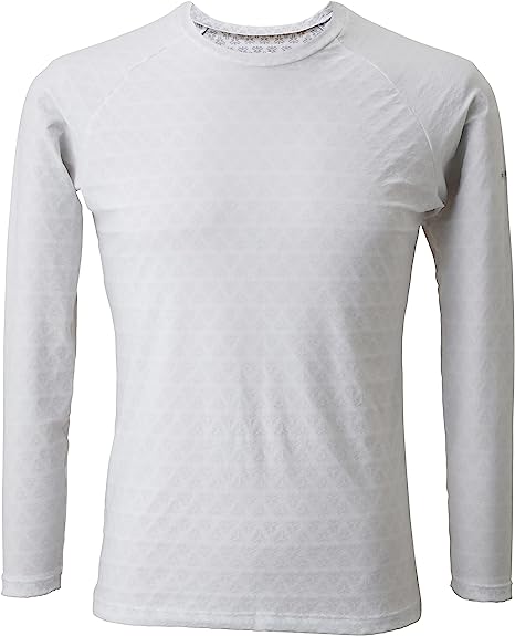Long-Sleeved - フリーズテック(FREEZE TECH) 氷撃 長袖 クルーネックインナー (Mサイズ) ホワイト (ワークライン)(FTW25171565 8890)
