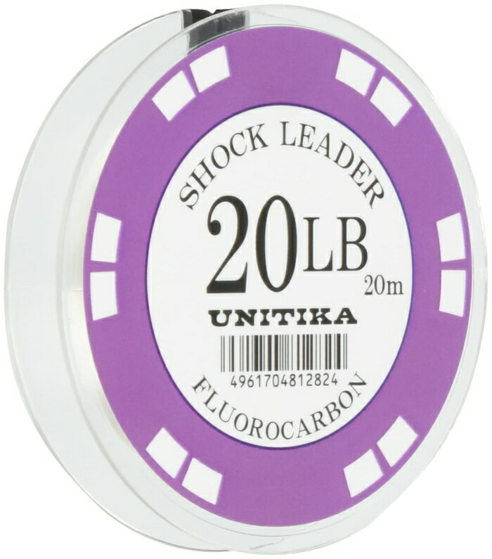 ユニチカ(UNITIKA) 神戸漁具 コンパクトショックリーダーフロロカーボン 20m 20LB 20m 20LB