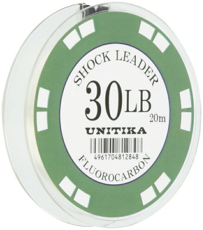 ユニチカ(UNITIKA) 神戸漁具 コンパクトショックリーダーフロロカーボン 20m 30LB 20m 30LB