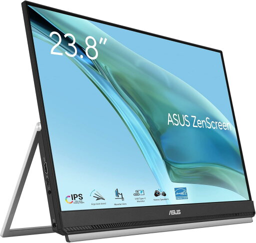 ASUS エイスース MB249C 23.8型 ZenScreen 壁掛け 大型ポータブル液晶 1920×1080 スピーカー搭載 HDMI1.4 USB タイプC ASUS エイスース MB249C 23.8型 ZenScreen 壁掛け 大型ポータブル液晶 1920×1080 スピーカー搭載 HDMI1.4 USB タイプC