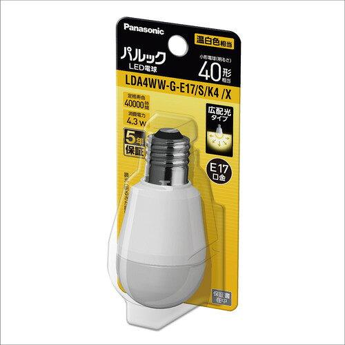 Lighting - PANASONIC パナソニック パナソニック LDA4WWGE17SK4X LED電球 温白色(LDA4WWGE17SK4X)