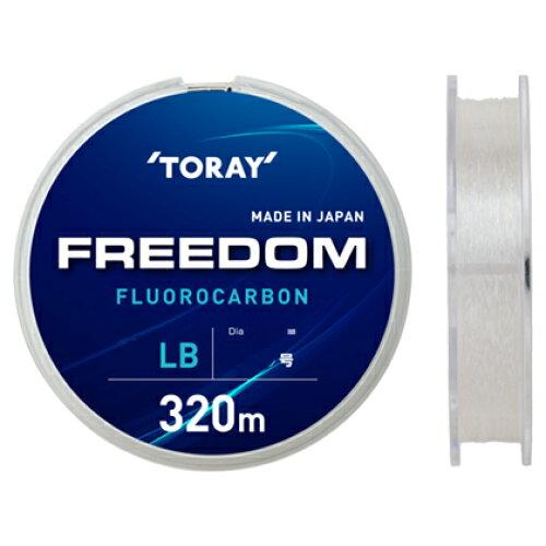 東レ(TORAY) 東レ・モノフィラメント フリーダム 320m、ナチュラル 6LB/1.5号